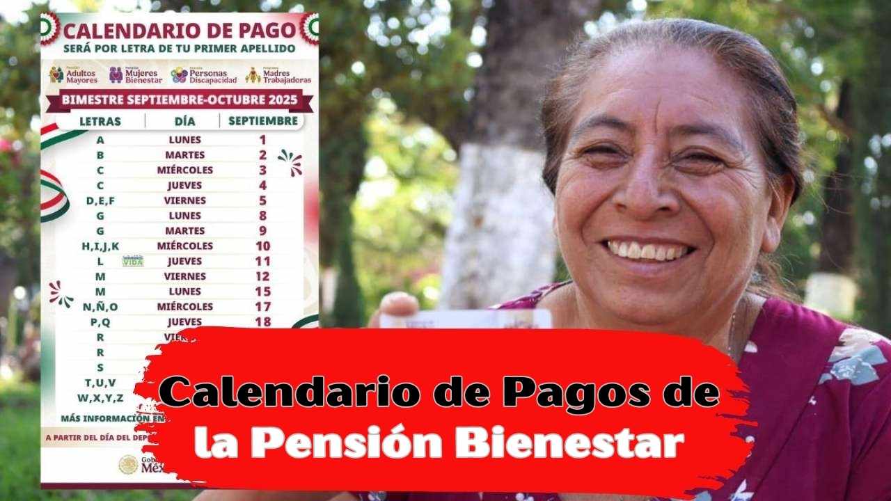Calendario de Pagos de la Pensión Bienestar 2025: Fechas Oficiales Mes a Mes